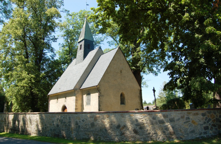 Nudvojovice, kostel sv. Jana Křtitele, ilustrační foto